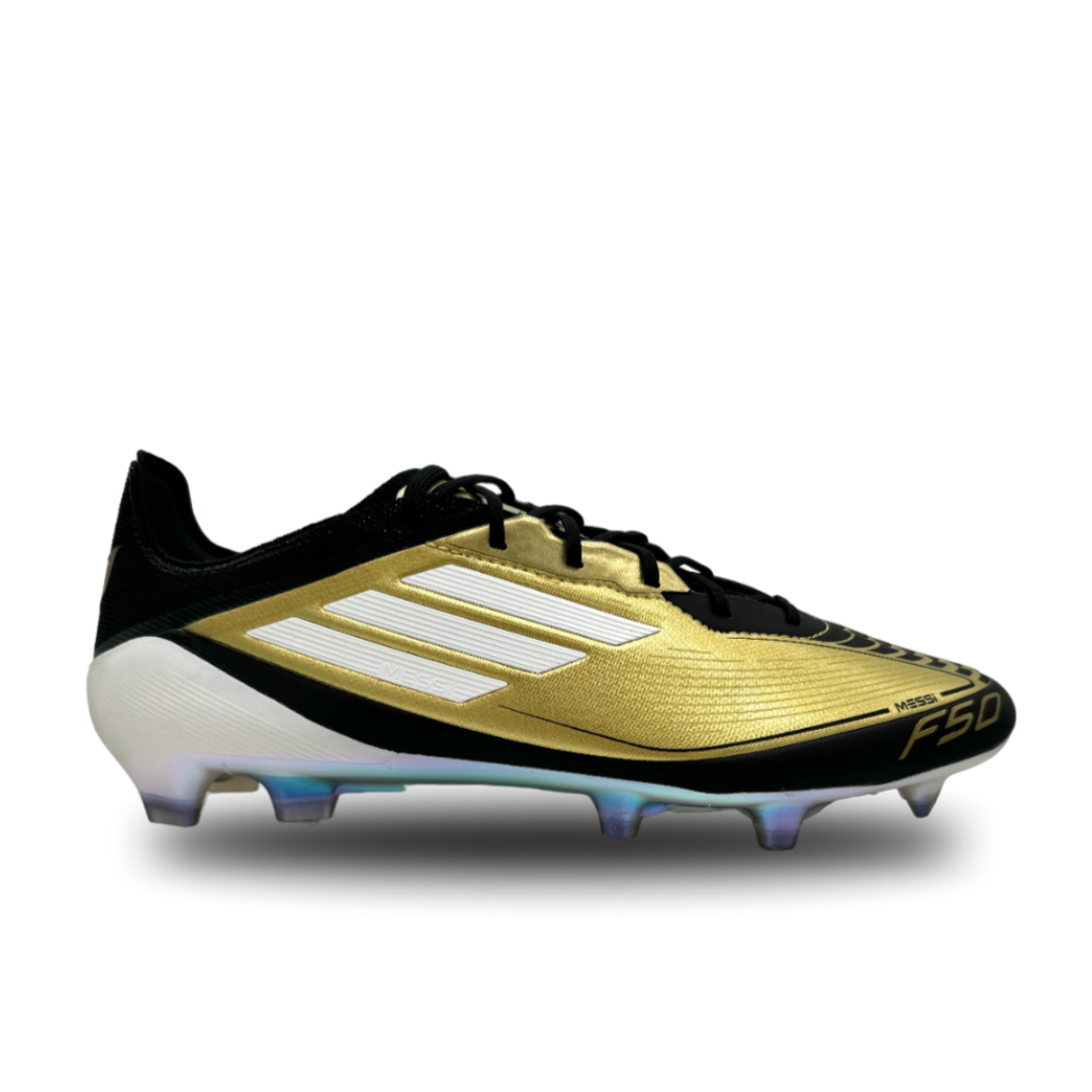 Adidas F50 Elite FG Messi Triunfo Dorado Gold Weiß